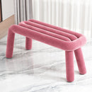 Ins wind creative makeup chair lamb wool design bedroom dressing dining room use