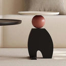 Italian minimalist geometric coffee table creative design light luxury living room display and use