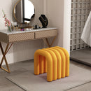 Ins wind creative makeup chair lamb wool design bedroom dressing dining room use