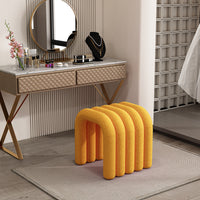 Ins wind creative makeup chair lamb wool design bedroom dressing dining room use