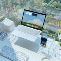 Transparent Acrylic Desktop Organizer Riser