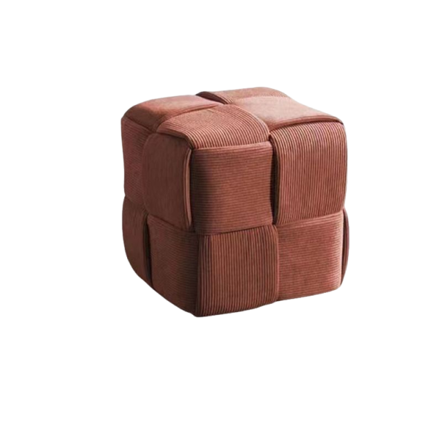 Nordic Square Ottoman Stool for Small Space Living Room